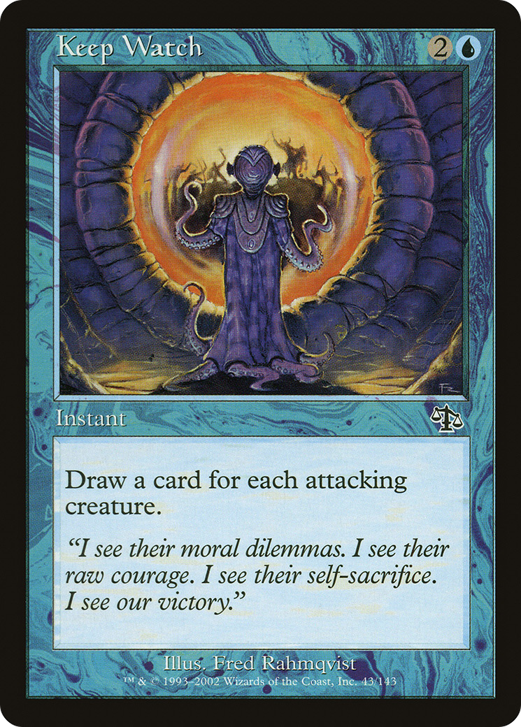 Keep Watch (JUD-043) - Judgment Foil - Premium MTG Single from Wizards of the Coast - Just $8.81! Shop now at Game Crave Tournament Store
