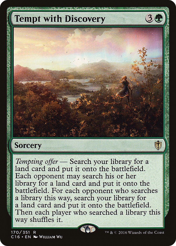 Tempt with Discovery (C16-170) - Commander 2016 - Premium MTG Single from Wizards of the Coast - Just $1.86! Shop now at Game Crave Tournament Store