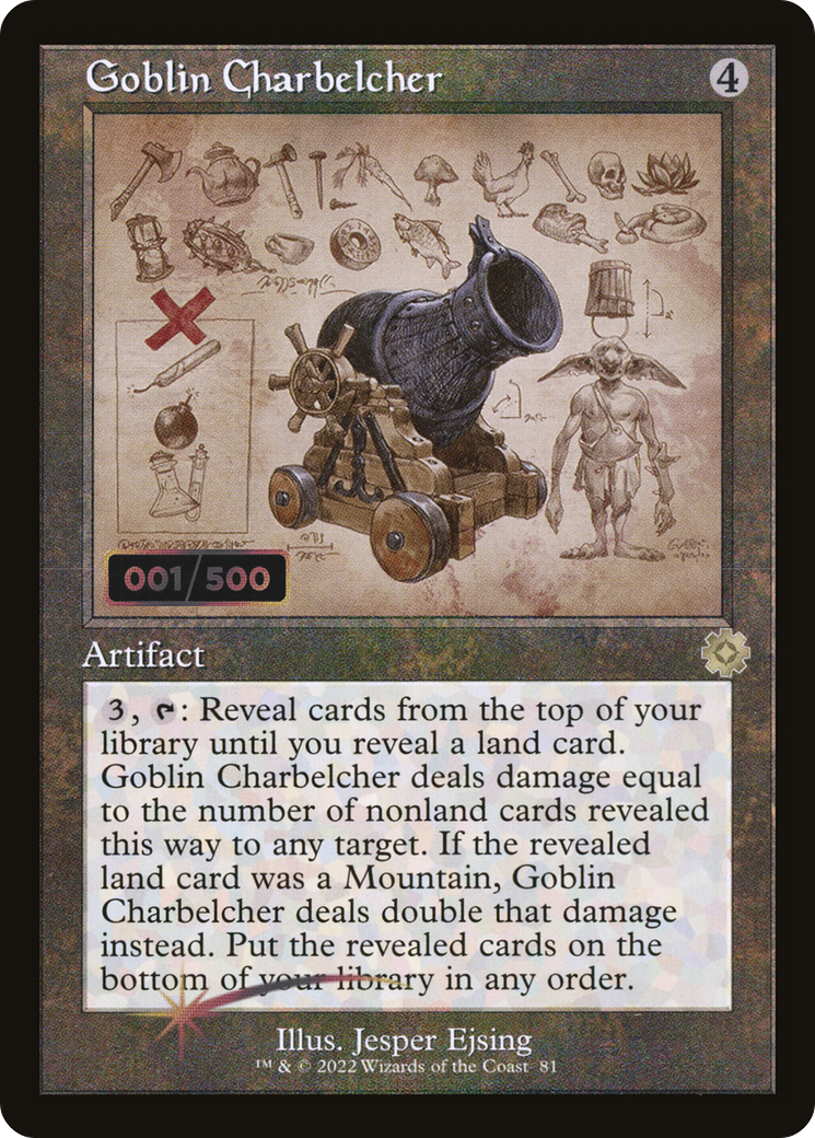 Goblin Charbelcher (BRR-81Z) - The Brothers' War Retro Artifacts Foil - Premium MTG Single from Wizards of the Coast - Just $182.66! Shop now at Game Crave Tournament Store
