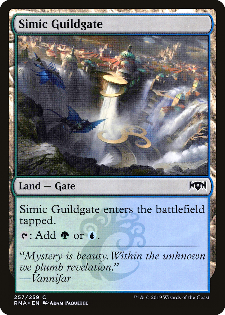Simic Guildgate (RNA-257) - Ravnica Allegiance Foil - Premium MTG Single from Wizards of the Coast - Just $0.31! Shop now at Game Crave Tournament Store