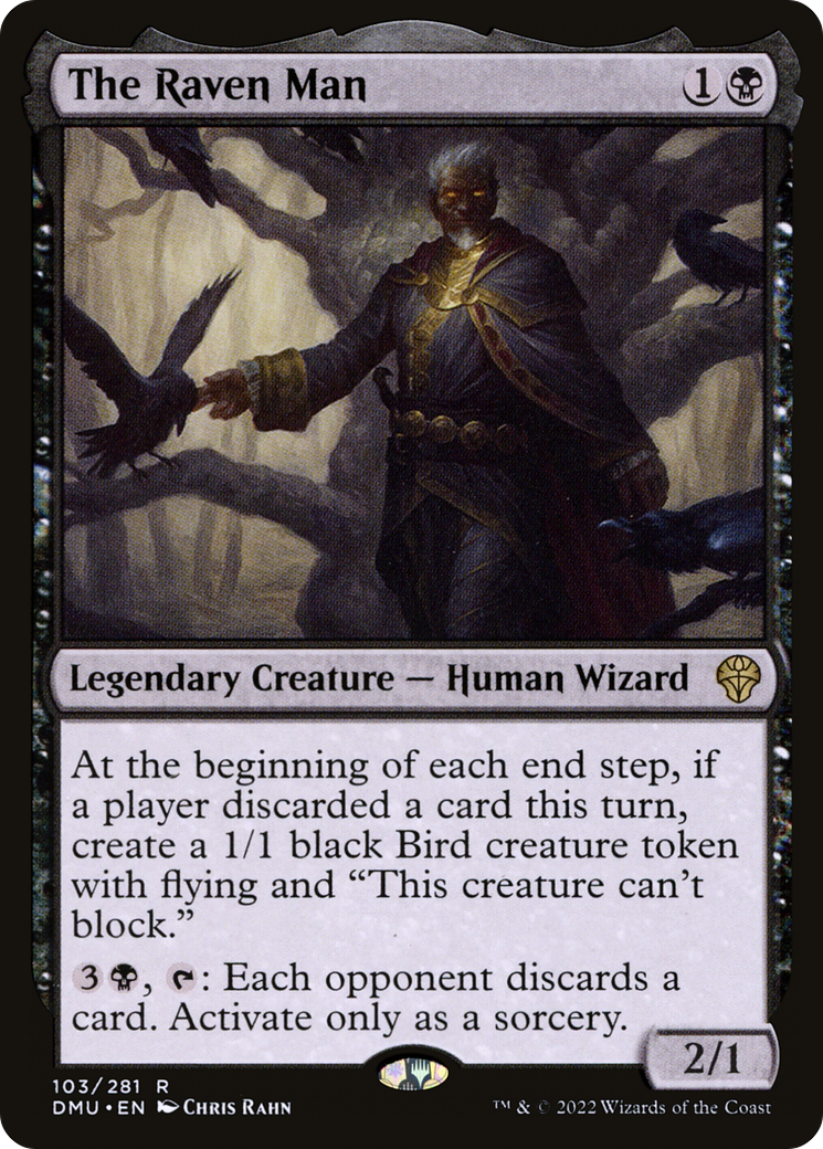 The Raven Man (DMU-103) - Dominaria United Foil - Premium MTG Single from Wizards of the Coast - Just $0.08! Shop now at Game Crave Tournament Store