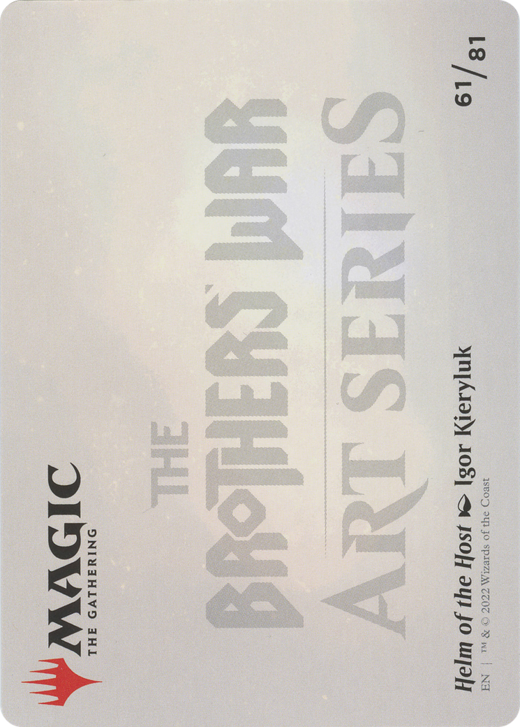 Helm of the Host // Helm of the Host (ABRO-061) - The Brothers' War Art Series (Borderless) Foil - Premium MTG Single from Wizards of the Coast - Just $0! Shop now at Game Crave Tournament Store