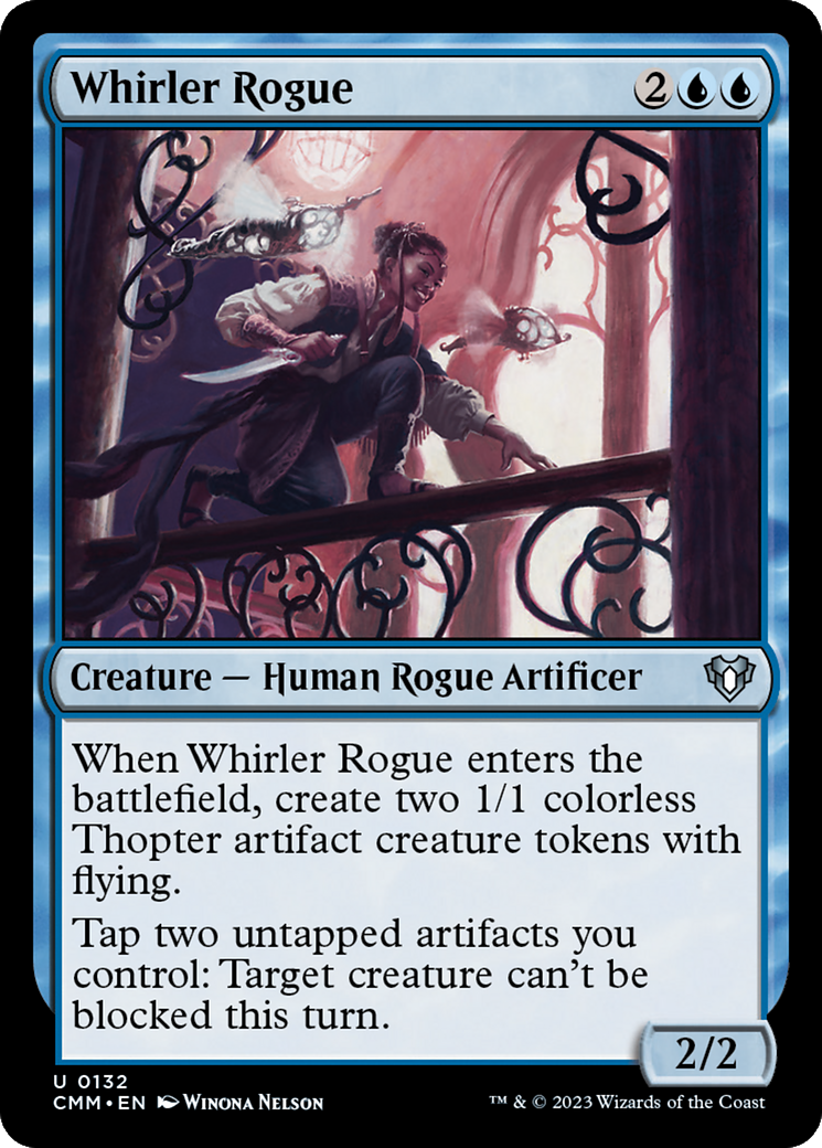 Whirler Rogue (CMM-132) - Commander Masters - Premium MTG Single from Wizards of the Coast - Just $0.08! Shop now at Game Crave Tournament Store