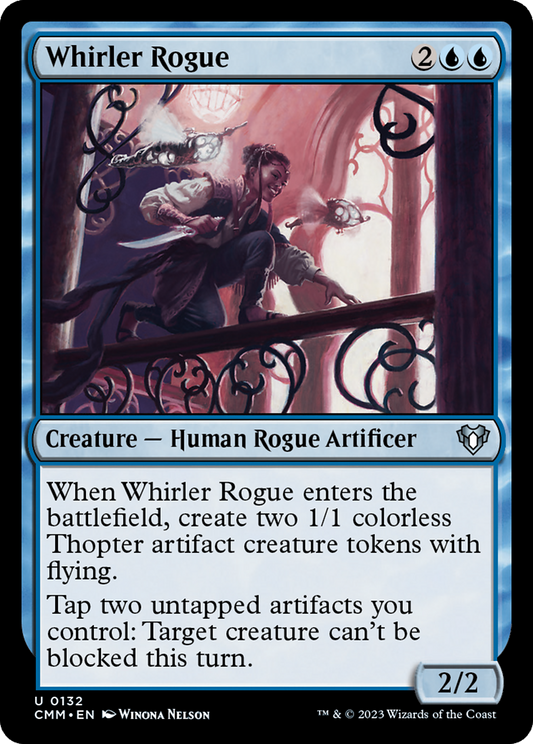 Whirler Rogue (CMM-132) - Commander Masters - Premium MTG Single from Wizards of the Coast - Just $0.08! Shop now at Game Crave Tournament Store