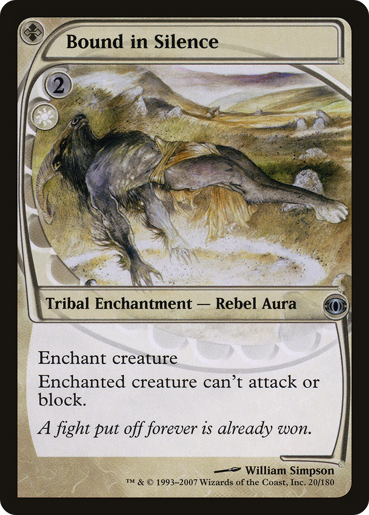Bound in Silence (FUT-020) - Future Sight - Premium MTG Single from Wizards of the Coast - Just $0.25! Shop now at Game Crave Tournament Store