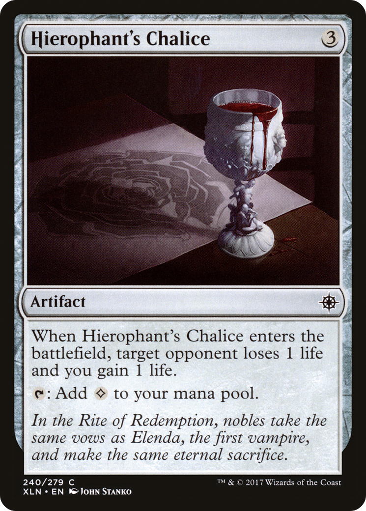 Hierophant's Chalice (XLN-240) - Ixalan - Premium MTG Single from Wizards of the Coast - Just $0.08! Shop now at Game Crave Tournament Store