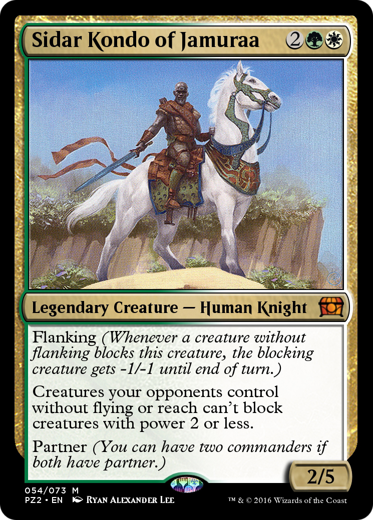 Sidar Kondo of Jamuraa (PZ2-054) - Treasure Chest Foil - Premium MTG Single from Wizards of the Coast - Just $0! Shop now at Game Crave Tournament Store