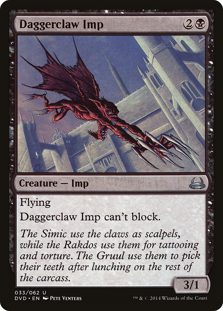 Daggerclaw Imp (DVD-033) - Duel Decks Anthology: Divine vs. Demonic - Premium MTG Single from Wizards of the Coast - Just $0.08! Shop now at Game Crave Tournament Store
