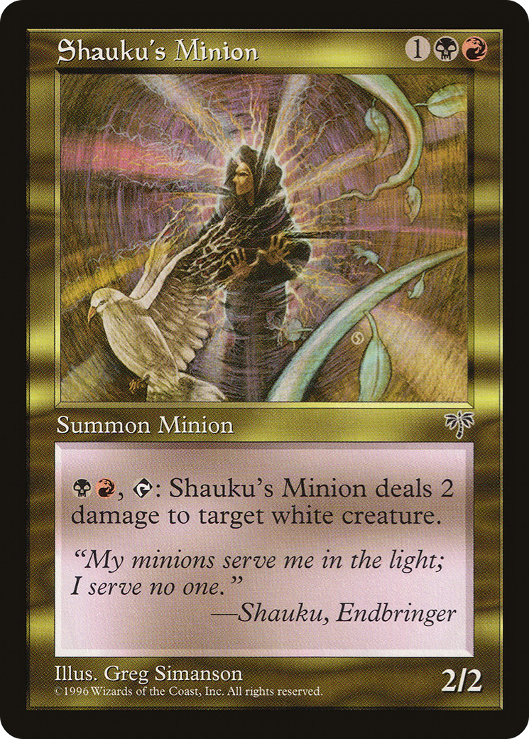 Shauku's Minion (MIR-283) - Mirage - Premium MTG Single from Wizards of the Coast - Just $0.08! Shop now at Game Crave Tournament Store