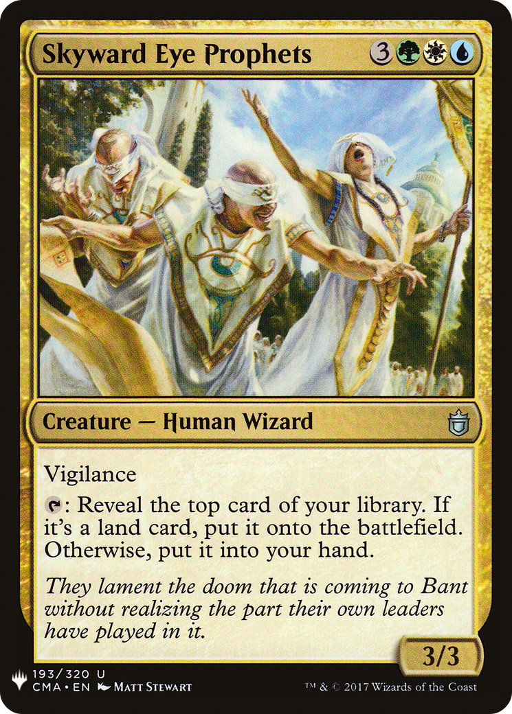 Skyward Eye Prophets (MB1-1486) - Mystery Booster - Premium MTG Single from Wizards of the Coast - Just $0.08! Shop now at Game Crave Tournament Store