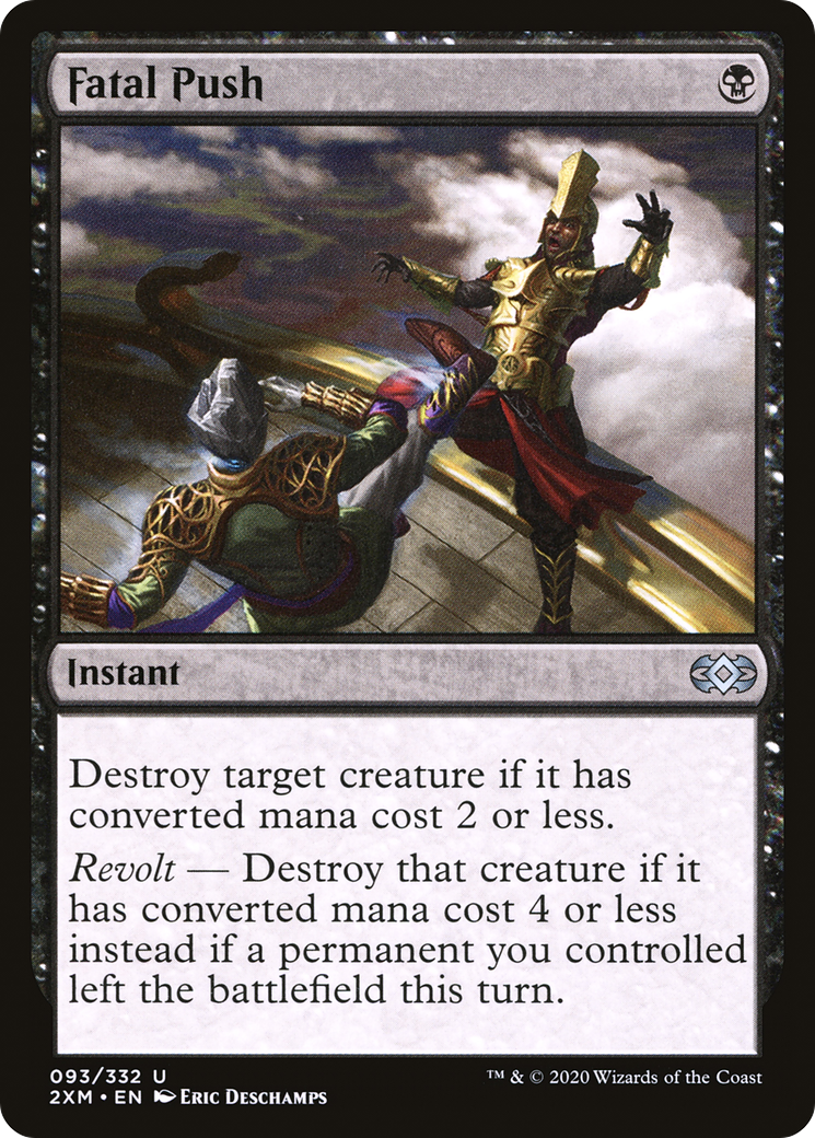 Fatal Push (2XM-093) - Double Masters - Premium MTG Single from Wizards of the Coast - Just $0.33! Shop now at Game Crave Tournament Store