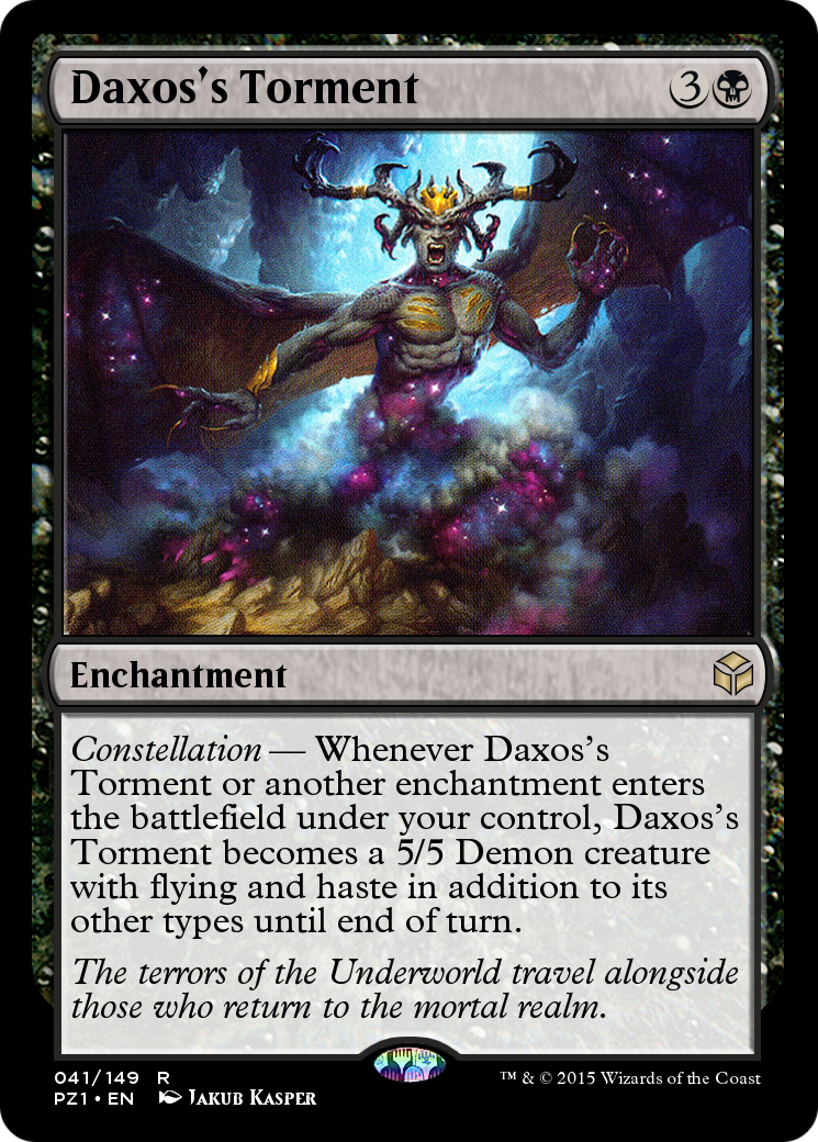 Daxos's Torment (PZ1-041) - Legendary Cube Prize Pack - Premium MTG Single from Wizards of the Coast - Just $0! Shop now at Game Crave Tournament Store