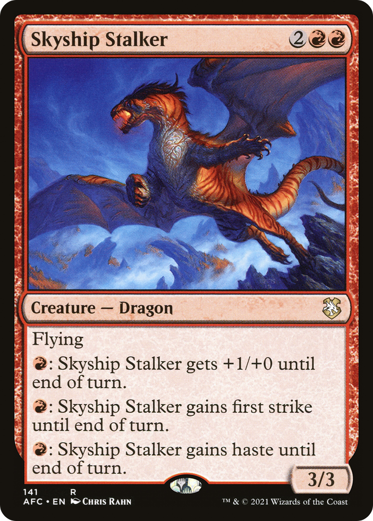 Skyship Stalker (AFC-141) - Forgotten Realms Commander - Premium MTG Single from Wizards of the Coast - Just $0.08! Shop now at Game Crave Tournament Store
