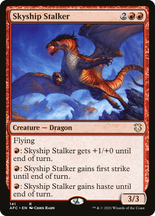 Skyship Stalker (AFC-141) - Forgotten Realms Commander - Premium MTG Single from Wizards of the Coast - Just $0.08! Shop now at Game Crave Tournament Store
