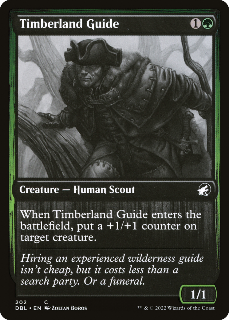 Timberland Guide (DBL-202) - Innistrad: Double Feature Foil - Premium MTG Single from Wizards of the Coast - Just $0.25! Shop now at Game Crave Tournament Store