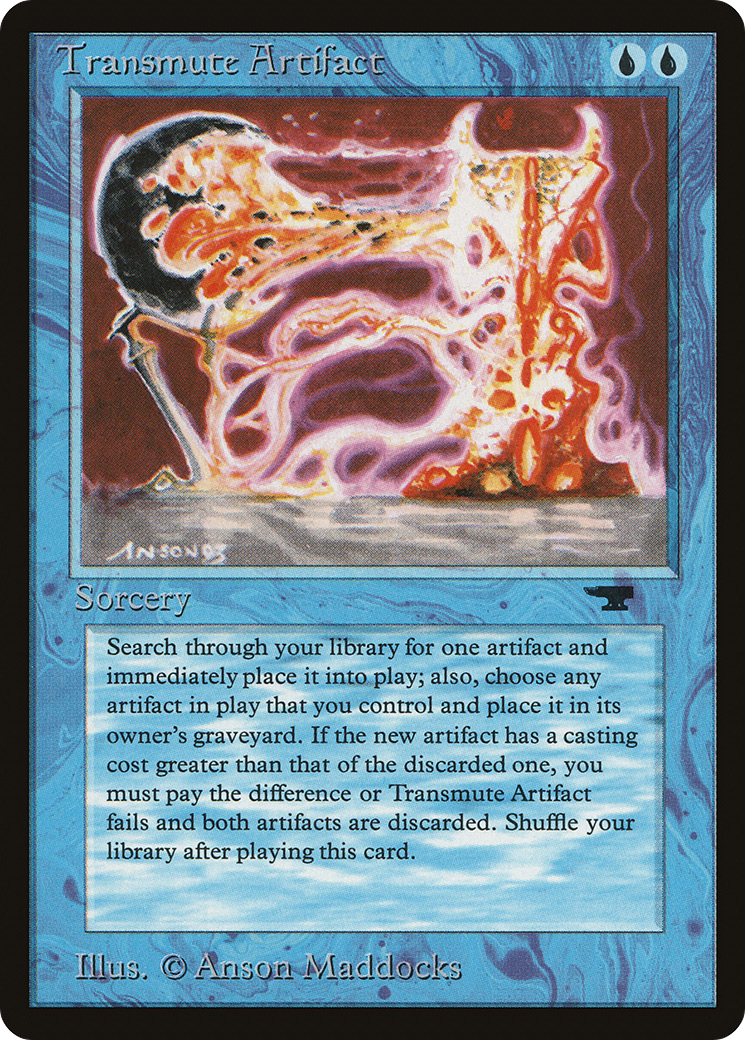 Transmute Artifact (ATQ-014) - Antiquities - Premium MTG Single from Wizards of the Coast - Just $326.61! Shop now at Game Crave Tournament Store