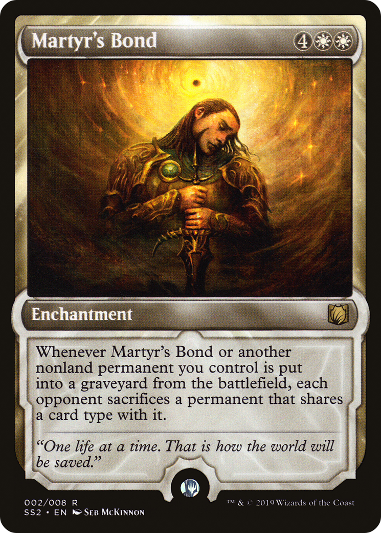 Martyr's Bond (SS2-002) - Signature Spellbook: Gideon Foil - Premium MTG Single from Wizards of the Coast - Just $0.23! Shop now at Game Crave Tournament Store