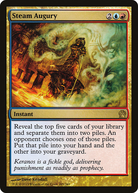 Steam Augury (THS-205) - Theros - Premium MTG Single from Wizards of the Coast - Just $0.25! Shop now at Game Crave Tournament Store