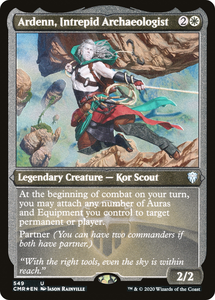 Ardenn, Intrepid Archaeologist (CMR-549) - Commander Legends Etched Foil - Premium MTG Single from Wizards of the Coast - Just $5.60! Shop now at Game Crave Tournament Store
