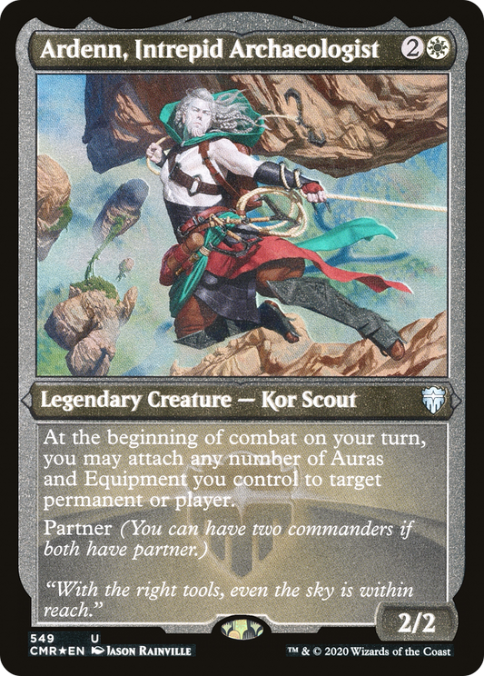 Ardenn, Intrepid Archaeologist (CMR-549) - Commander Legends Etched Foil - Premium MTG Single from Wizards of the Coast - Just $5.60! Shop now at Game Crave Tournament Store