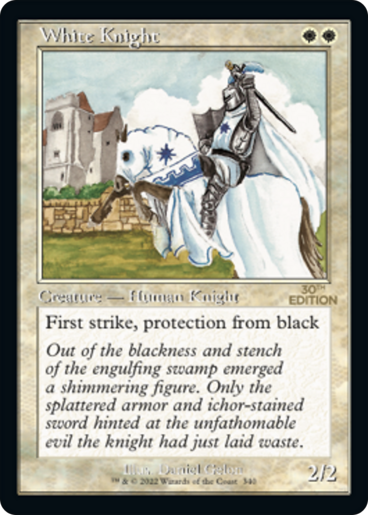 White Knight (30A-340) - 30th Anniversary Edition - Premium MTG Single from Wizards of the Coast - Just $20.64! Shop now at Game Crave Tournament Store