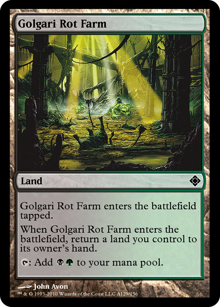 Golgari Rot Farm (TD0-A129) - Magic Online Theme Decks - Premium MTG Single from Wizards of the Coast - Just $0! Shop now at Game Crave Tournament Store