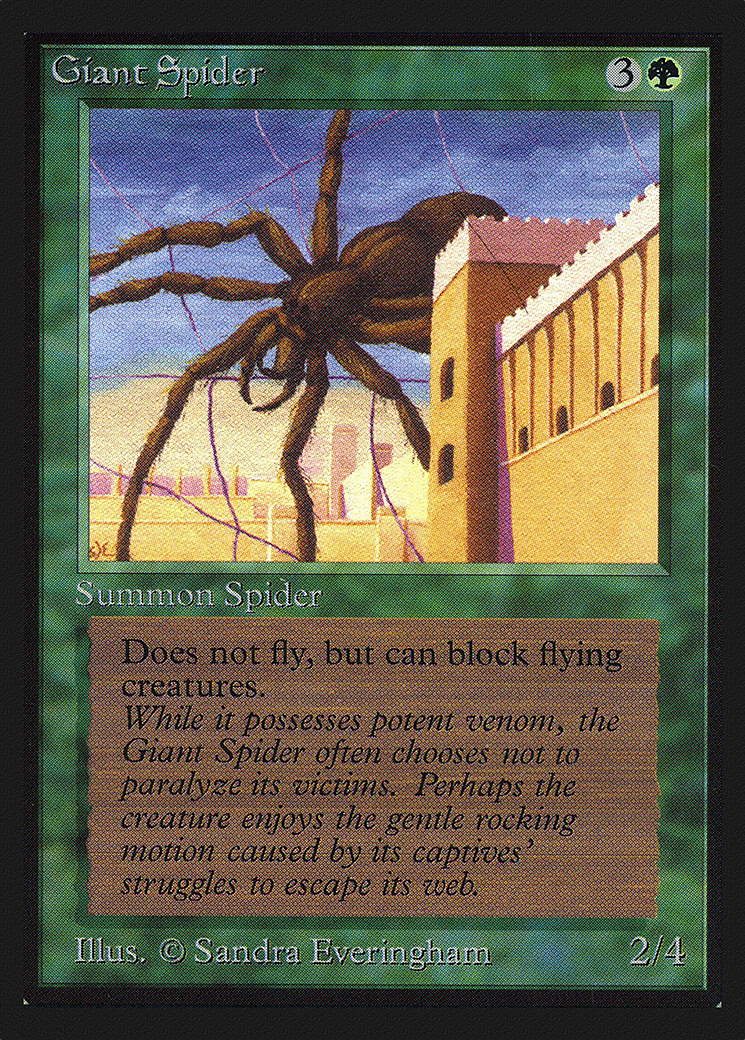 Giant Spider (CEI-199) - Intl. Collectors' Edition - Premium MTG Single from Wizards of the Coast - Just $0.25! Shop now at Game Crave Tournament Store