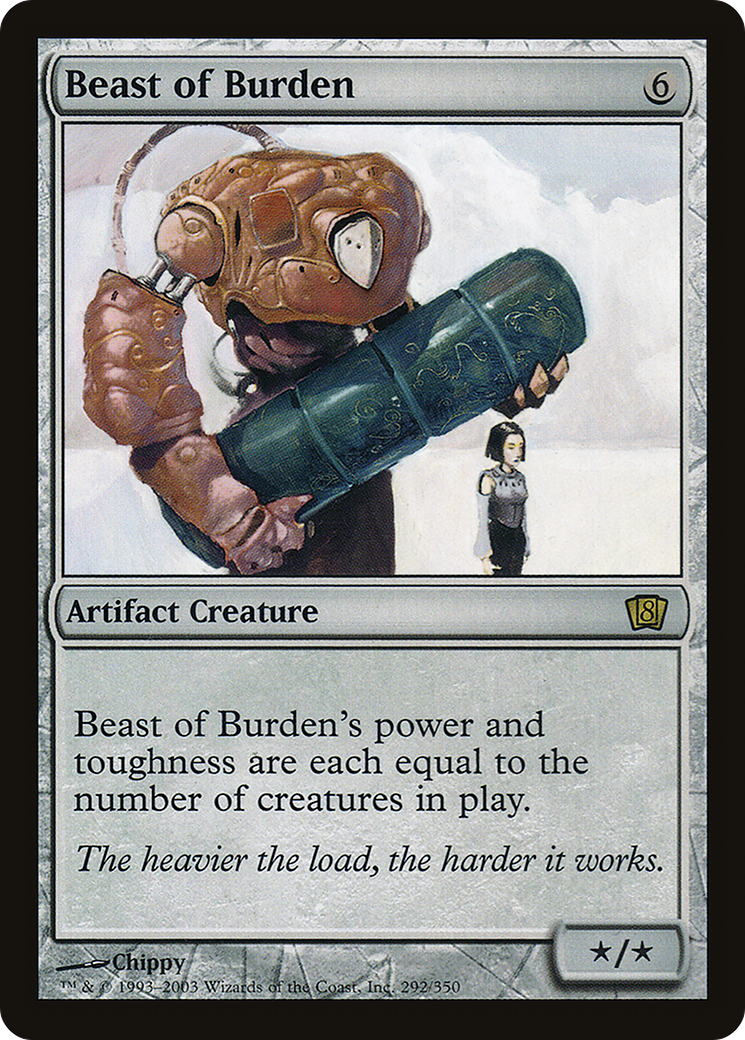 Beast of Burden (8ED-292★) - Eighth Edition Foil - Premium MTG Single from Wizards of the Coast - Just $0.24! Shop now at Game Crave Tournament Store