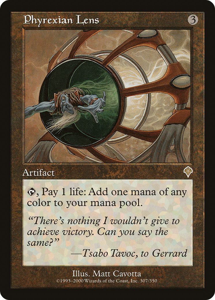 Phyrexian Lens (INV-307) - Invasion Foil - Premium MTG Single from Wizards of the Coast - Just $4.98! Shop now at Game Crave Tournament Store