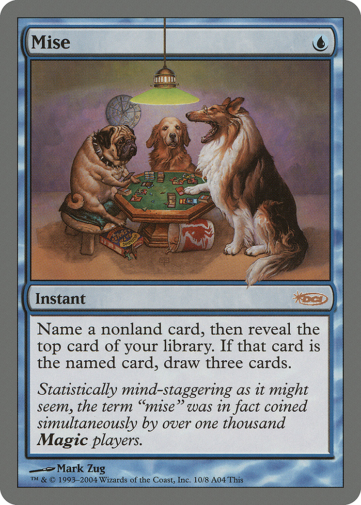 Mise (PAL04-010) - Arena League 2004 - Premium MTG Single from Wizards of the Coast - Just $1.37! Shop now at Game Crave Tournament Store