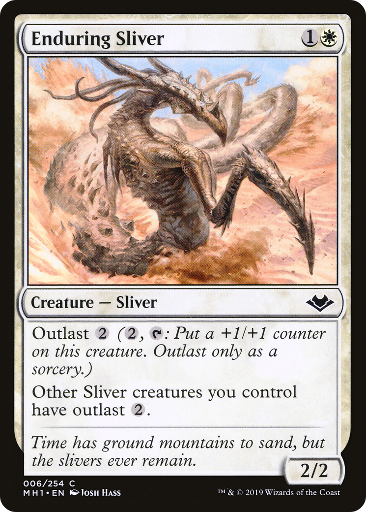 Enduring Sliver (MH1-006) - Modern Horizons - Premium MTG Single from Wizards of the Coast - Just $0.08! Shop now at Game Crave Tournament Store