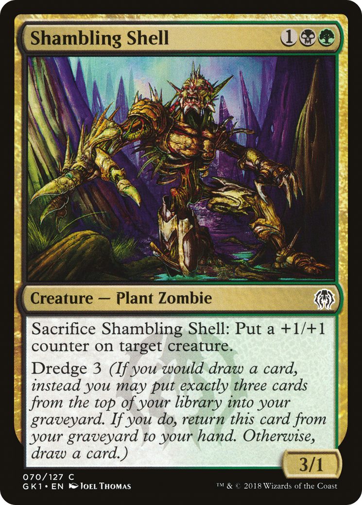 Shambling Shell (GK1-070) - GRN Guild Kit - Premium MTG Single from Wizards of the Coast - Just $0.08! Shop now at Game Crave Tournament Store