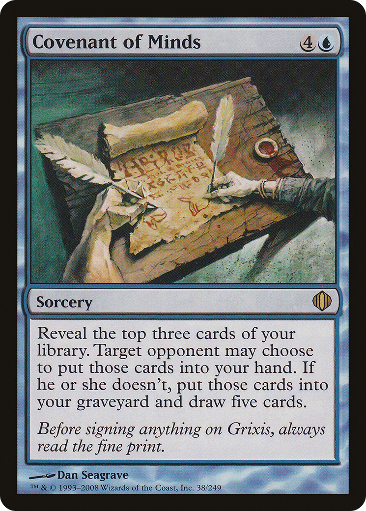 Covenant of Minds (ALA-038) - Shards of Alara - Premium MTG Single from Wizards of the Coast - Just $0.25! Shop now at Game Crave Tournament Store