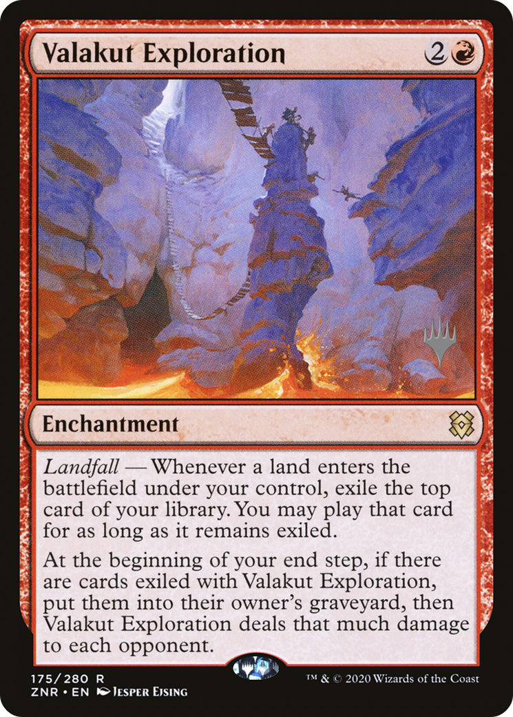 Valakut Exploration (PZNR-175P) - Zendikar Rising Promos Foil - Premium MTG Single from Wizards of the Coast - Just $1.22! Shop now at Game Crave Tournament Store