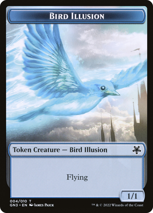 Bird Illusion (TGN3-004) - Game Night: Free-for-All Tokens - Premium MTG Single from Wizards of the Coast - Just $0! Shop now at Game Crave Tournament Store