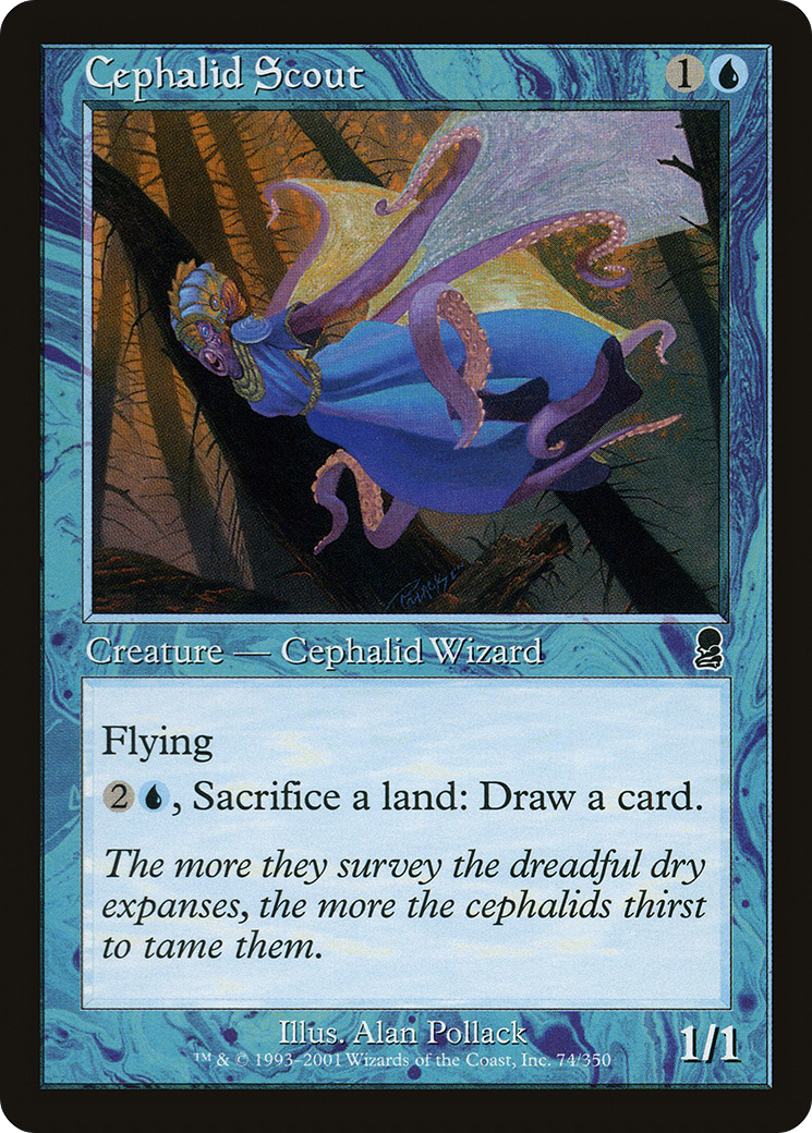 Cephalid Scout (ODY-074) - Odyssey Foil - Premium MTG Single from Wizards of the Coast - Just $1.19! Shop now at Game Crave Tournament Store