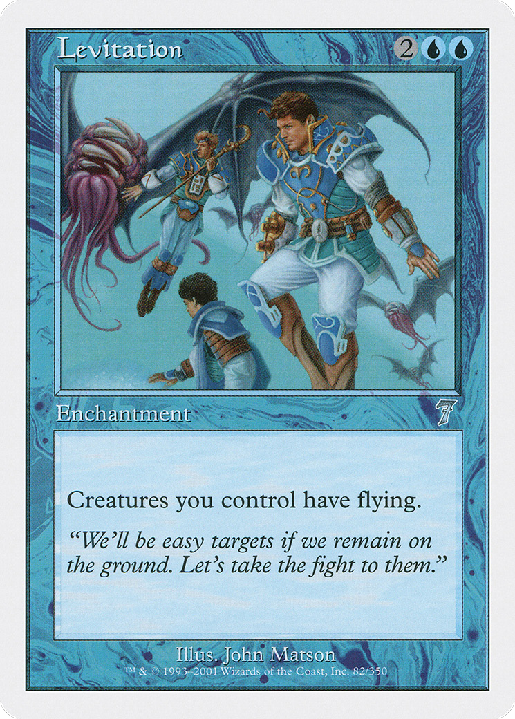Levitation (7ED-082) - Seventh Edition - Premium MTG Single from Wizards of the Coast - Just $0.11! Shop now at Game Crave Tournament Store