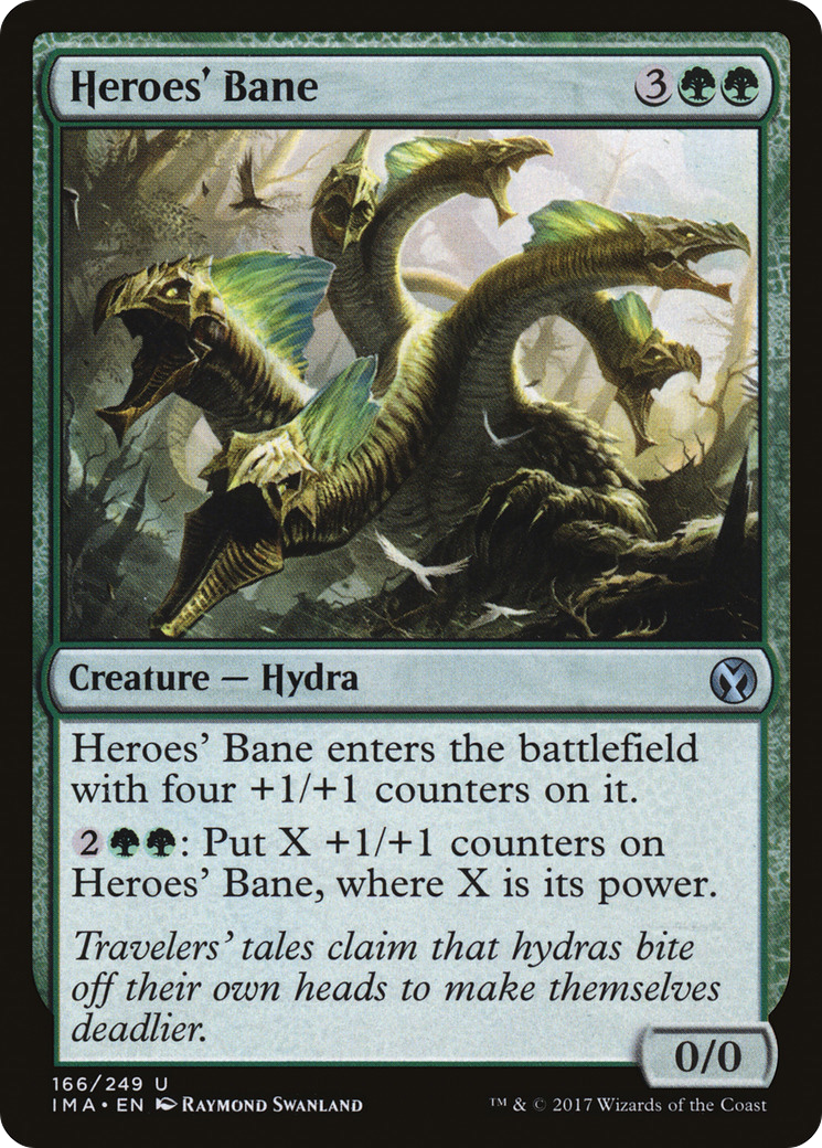 Heroes' Bane (IMA-166) - Iconic Masters Foil - Premium MTG Single from Wizards of the Coast - Just $0.11! Shop now at Game Crave Tournament Store