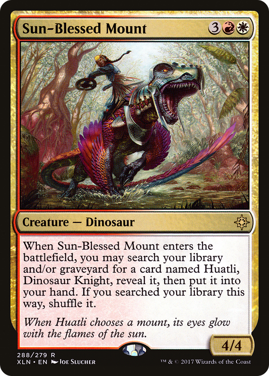 Sun-Blessed Mount (XLN-288) - Ixalan - Premium MTG Single from Wizards of the Coast - Just $0.08! Shop now at Game Crave Tournament Store