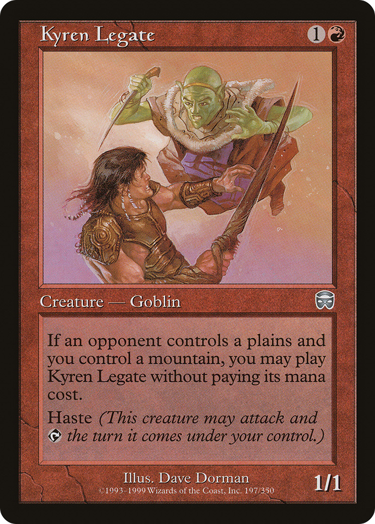Kyren Legate (MMQ-197) - Mercadian Masques - Premium MTG Single from Wizards of the Coast - Just $0.25! Shop now at Game Crave Tournament Store