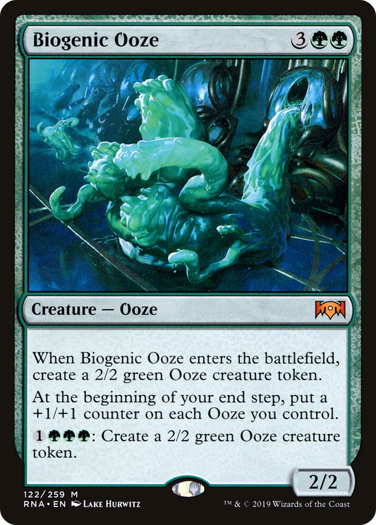 Biogenic Ooze (RNA-122) - Ravnica Allegiance Foil - Premium MTG Single from Wizards of the Coast - Just $1.08! Shop now at Game Crave Tournament Store