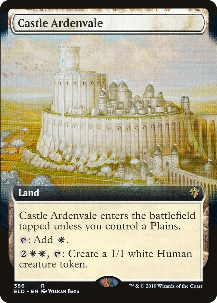 Castle Ardenvale (ELD-386) - Throne of Eldraine: (Extended Art) - Premium MTG Single from Wizards of the Coast - Just $0.67! Shop now at Game Crave Tournament Store