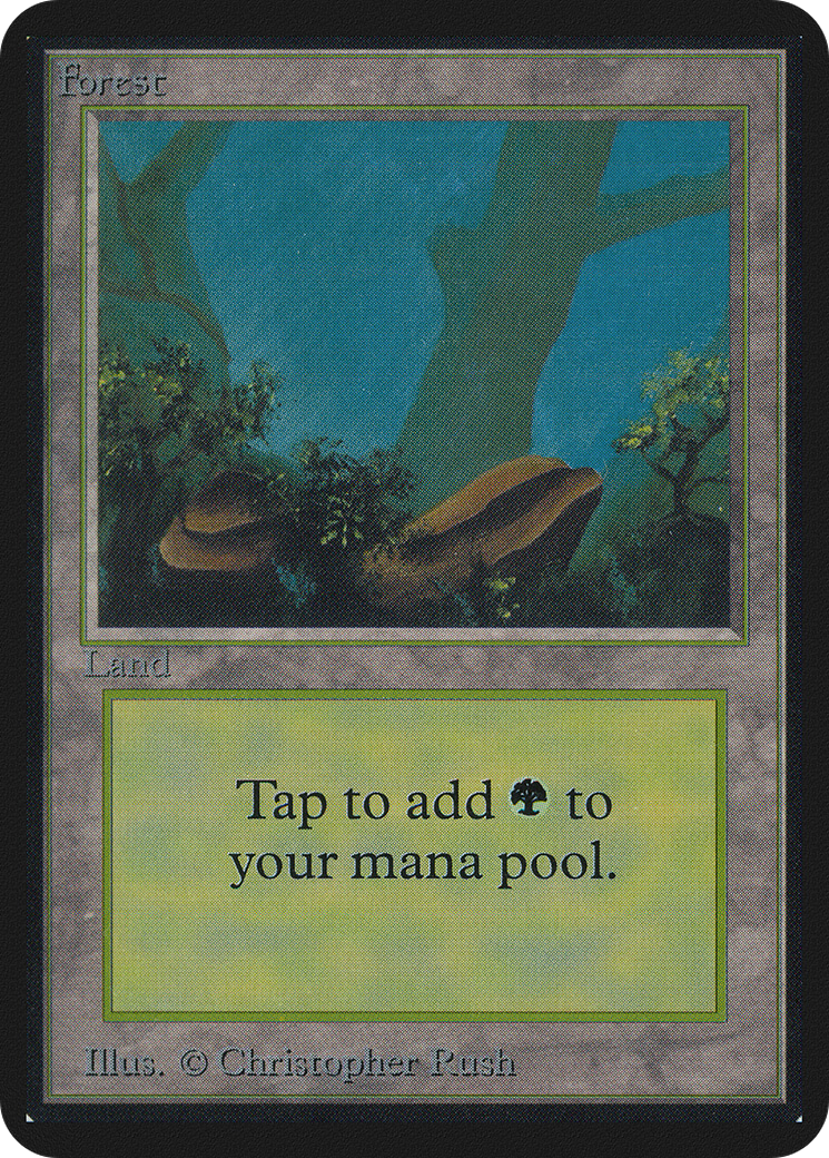 Forest (LEA-294) - Limited Edition Alpha - Premium MTG Single from Wizards of the Coast - Just $33.43! Shop now at Game Crave Tournament Store