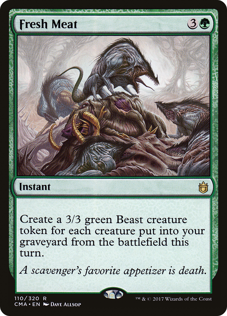 Fresh Meat (CMA-110) - Commander Anthology - Premium MTG Single from Wizards of the Coast - Just $0.11! Shop now at Game Crave Tournament Store