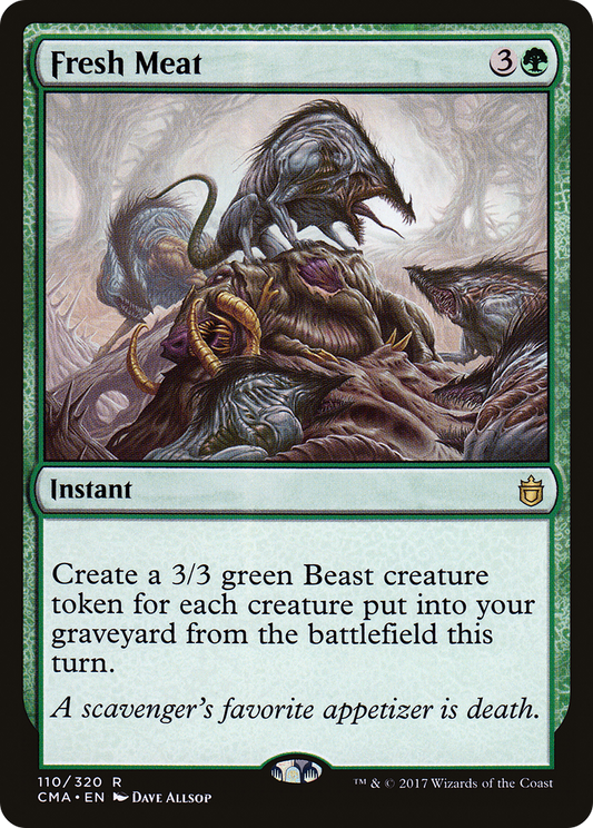 Fresh Meat (CMA-110) - Commander Anthology - Premium MTG Single from Wizards of the Coast - Just $0.11! Shop now at Game Crave Tournament Store
