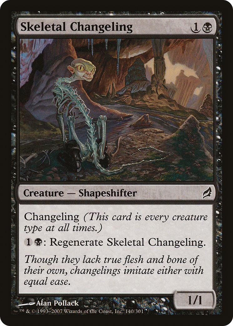 Skeletal Changeling (LRW-140) - Lorwyn - Premium MTG Single from Wizards of the Coast - Just $0.08! Shop now at Game Crave Tournament Store