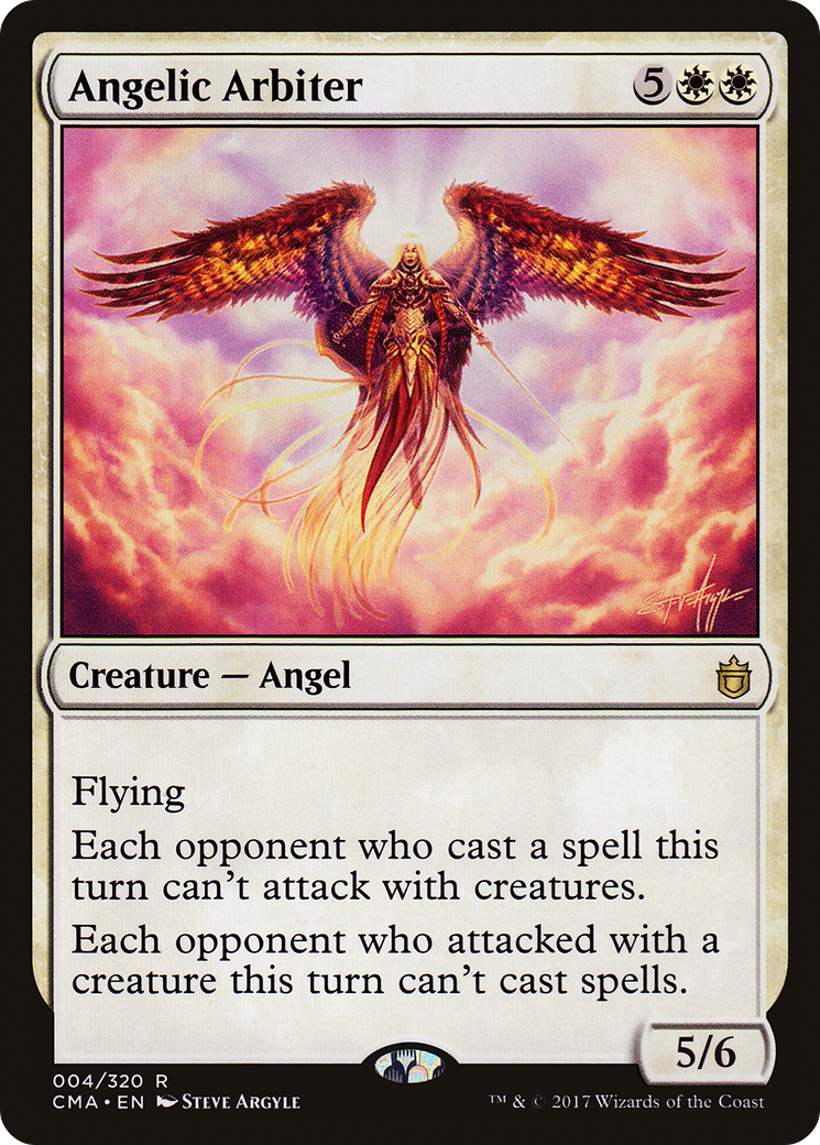 Angelic Arbiter (CMA-004) - Commander Anthology - Premium MTG Single from Wizards of the Coast - Just $0.65! Shop now at Game Crave Tournament Store