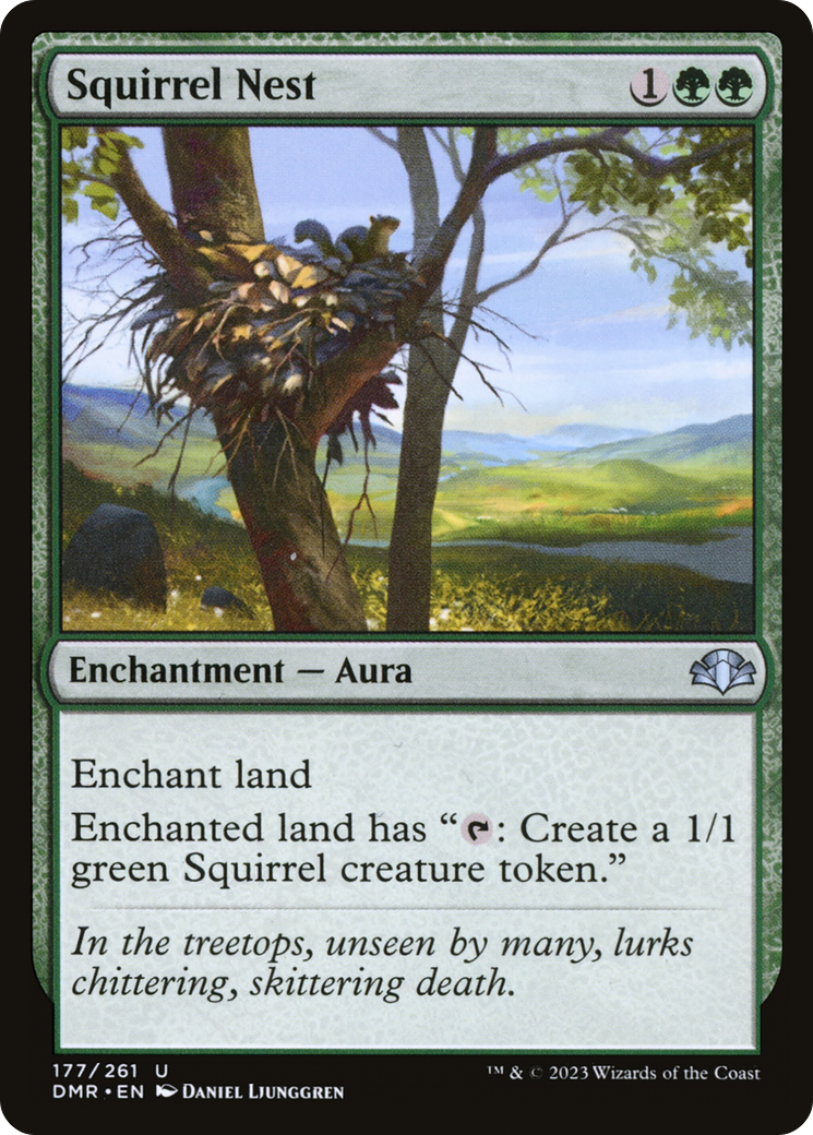 Squirrel Nest (DMR-177) - Dominaria Remastered - Premium MTG Single from Wizards of the Coast - Just $0.25! Shop now at Game Crave Tournament Store
