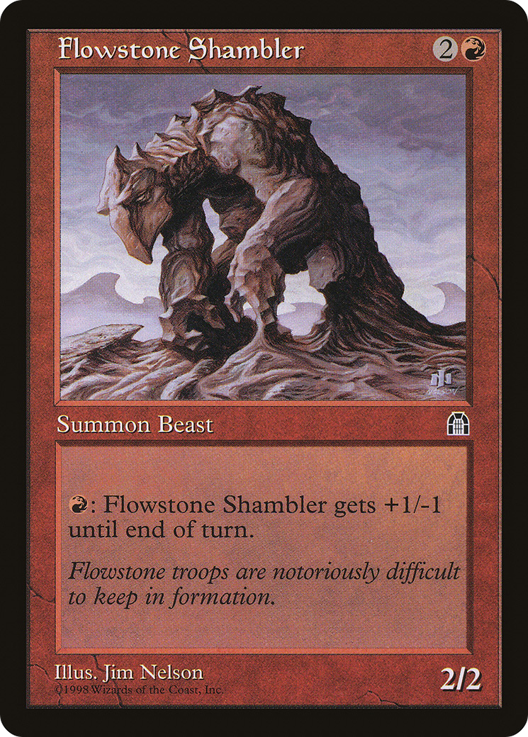 Flowstone Shambler (STH-086) - Stronghold - Premium MTG Single from Wizards of the Coast - Just $0.08! Shop now at Game Crave Tournament Store