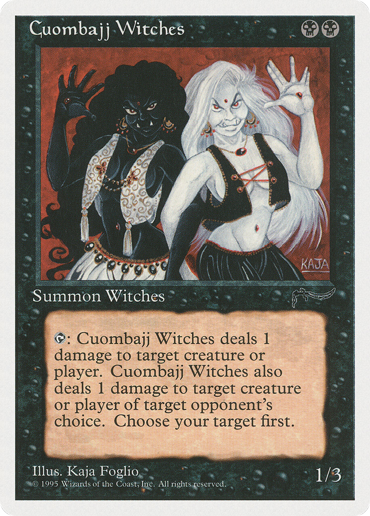 Cuombajj Witches (CHR-031) - Chronicles - Premium MTG Single from Wizards of the Coast - Just $0.08! Shop now at Game Crave Tournament Store